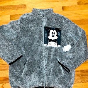 Brand New Adult Fleece Mickey Mouse Jacket Size L